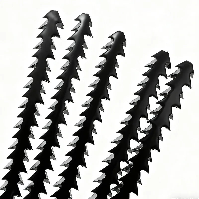 10/1PCS Replaceable Double Sided Curved Saw Blade Flush Cutting Blades Wood Jigsaw Blade Aluminum Tight Spaces Cutting Saws Tool