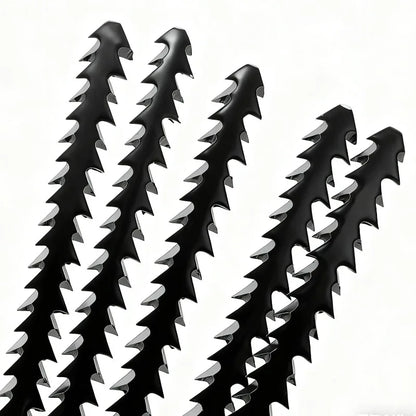 10/1PCS Replaceable Double Sided Curved Saw Blade Flush Cutting Blades Wood Jigsaw Blade Aluminum Tight Spaces Cutting Saws Tool