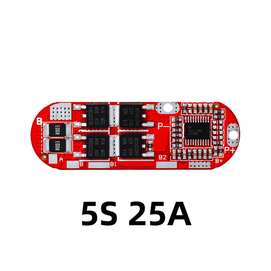 Li-ion Battery Protection Board Module for 18650 Lipo Cells ¨C BMS PCM PCB with Overcharge and Overcurrent Protection for DIY Projects
