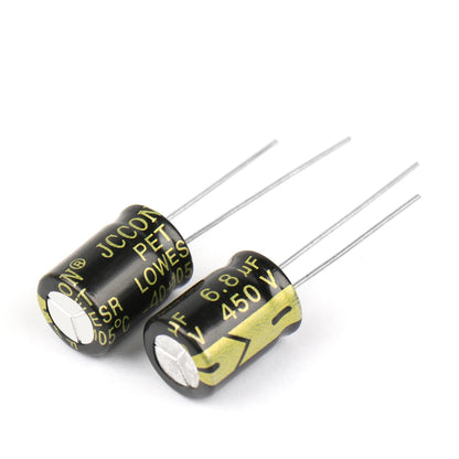 Aluminum Electrolytic Capacitor 450V 6.8uF High Frequency Low ESR Low Resistance