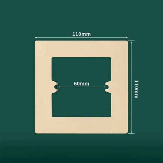 Decorative Frame Switch Socket Panel Elegant Colors Modern Home Decor Easy Installation Strength And Longevity