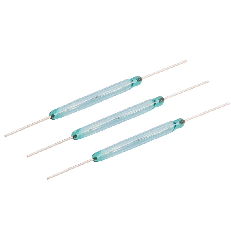 5Pcs 4x28mm Magnetic Reed Switch Sensor Normally Open NO Contact Induction for DIY Electronics