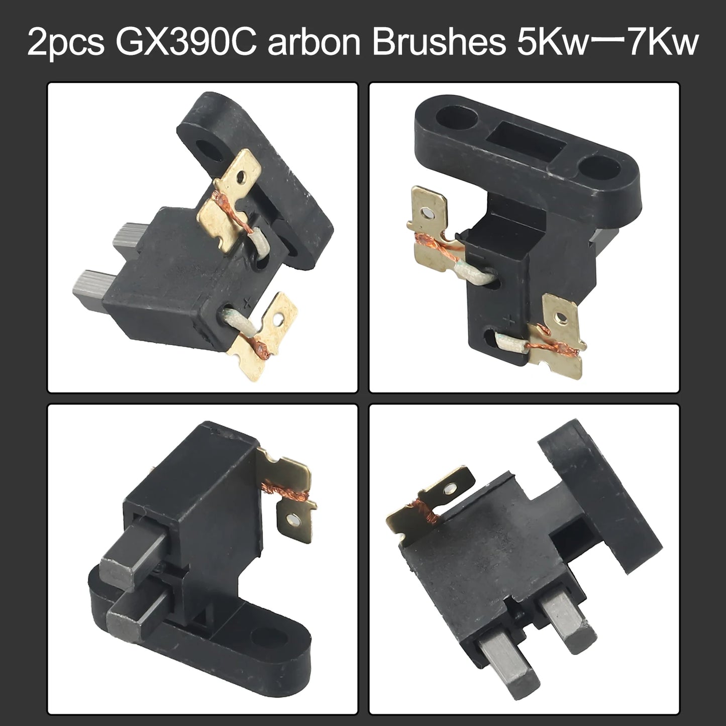 High Quality Practical Useful Brand New Carbon Brush Generator Accessories Brush Regulator Supplies 5-8KW Carbon Equipment