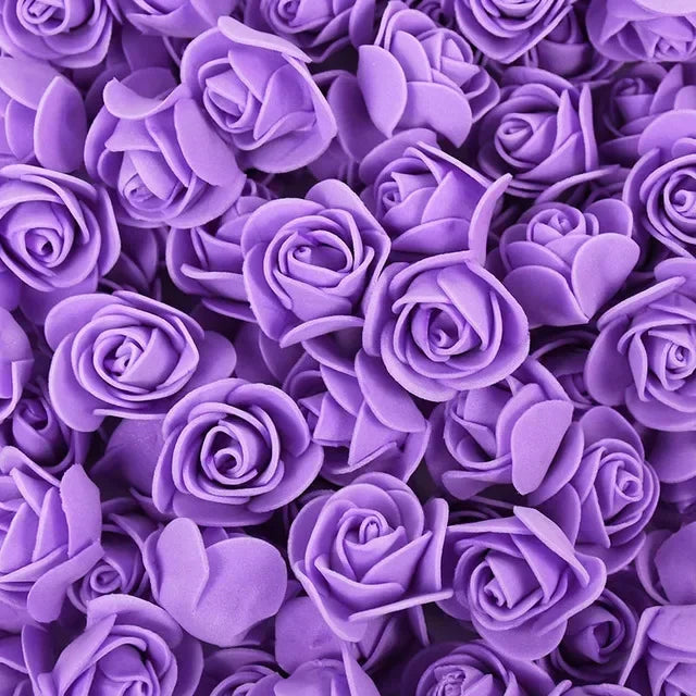 Artificial Rose Flower Heads Real Looking Foam Roses for DIY Wedding Baby Shower Centerpieces Party Home Decoration Wholesale