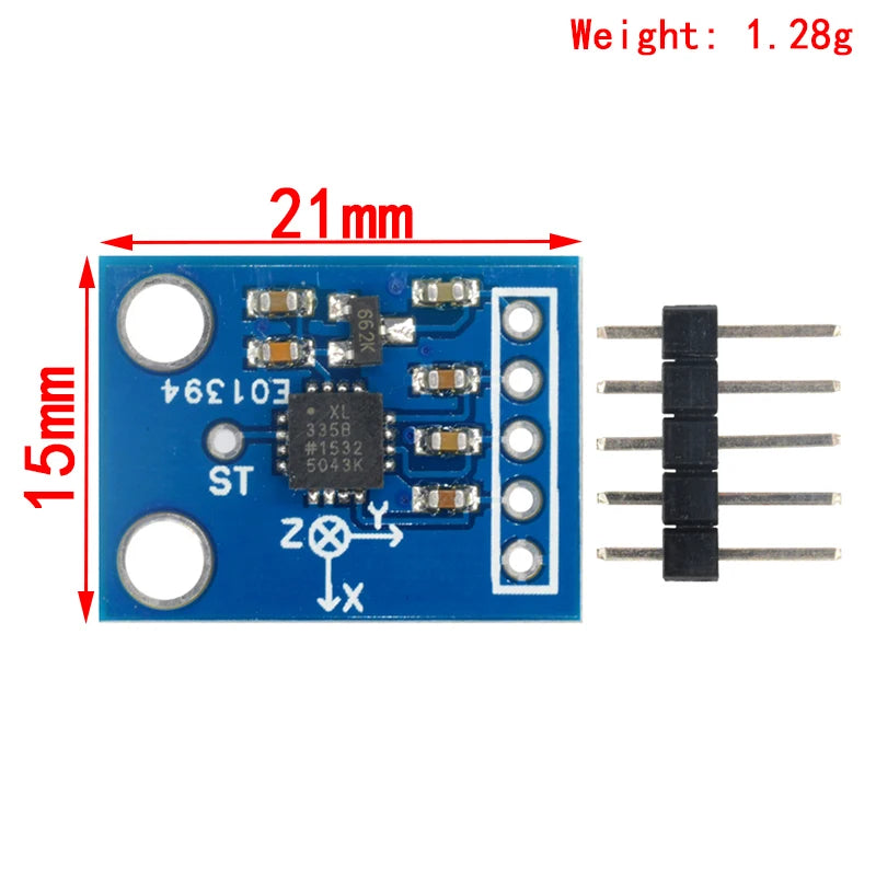 GY-61 ADXL335 3-Axis Analog Output Accelerometer Module 3V-5V