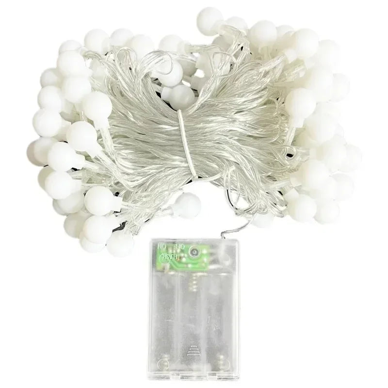 10M USB/Battery Power Ball LED String Lights Garland Lights Outdoor Lamp Wedding Garden Fairy Lights Christmas Decoration