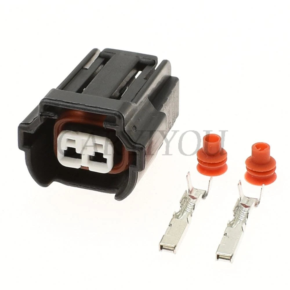 DJ7022B-2.2-21 2-Pin Fuel Injector Wire Socket Connector for VW Nissan OEM 6195-0043