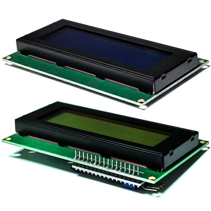 LCD2004A 20x4 Character I2C LCD Display Module HD44780 with Serial Interface Adapter Blue Green Screen for Arduino Projects
