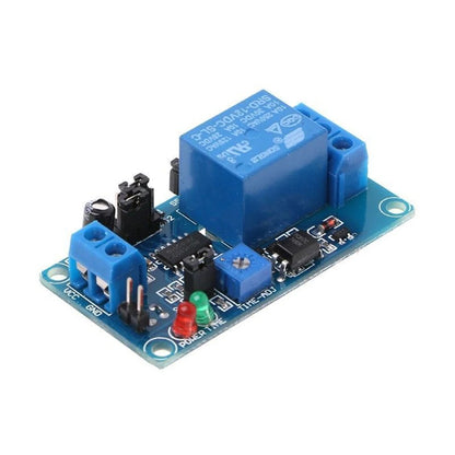Normally Open 12V Time Delay Relay Module with Adjustable Timing for Turn On/Turn Off Switch Suitable for 250V AC Load