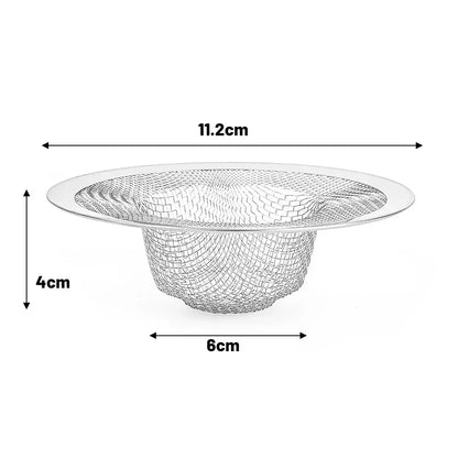 20x Stainless Steel Sink Filter Kitchen Bathroom Floor Drain Mesh Filters Drain Basket Waste Screen Hole Trap Strainer Stopper