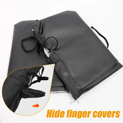 Motorcycle Handlebar Muffs Winter Equipment Mitts Warmer Gloves Waterproof Handmuffs Bicycle Handle Cover Hand Covers Warmers
