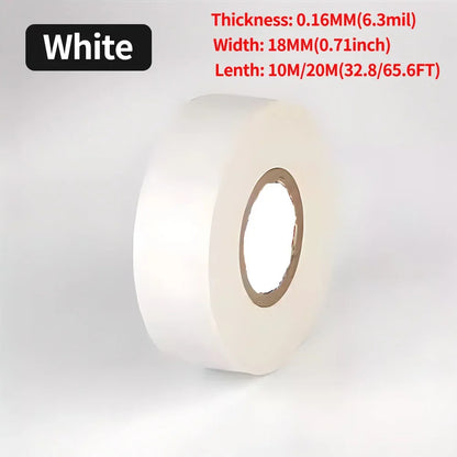 Electrical PVC Insulation Tape Black Wire Wrapping Tape 10M/20M Length 0.71 Inch Wide for Electrical Repair