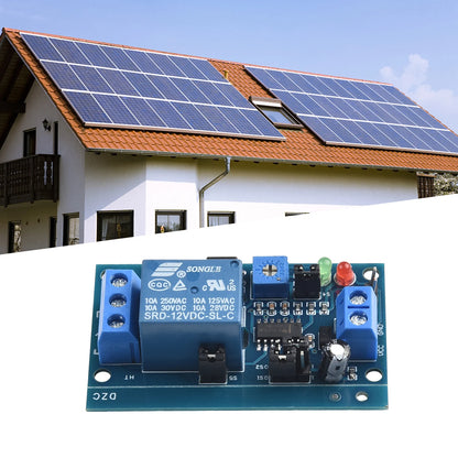 Normally Open 12V Time Delay Relay Module with Adjustable Timing for Turn On/Turn Off Switch Suitable for 250V AC Load