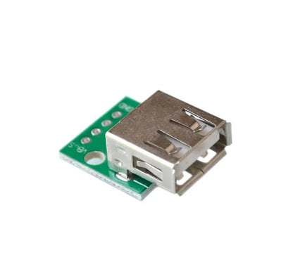 2PCS/LOT USB to DIP Adapter Board Mini/Micro USB 2.54mm 5-Pin Female B Type USB2.0 PCB Converter