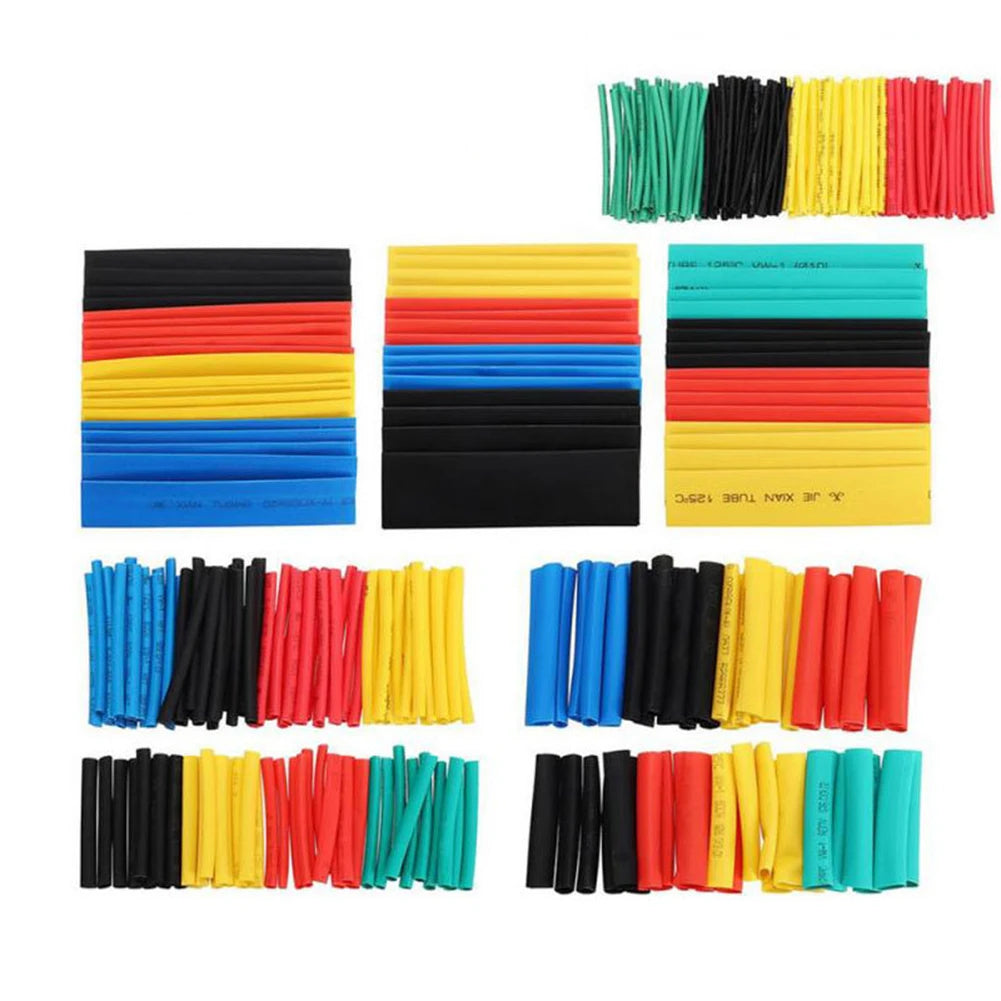 328PCS Heat Shrink Tubing Set 2:1 Shrink Ratio Heat Shrink Cable Sleeve 8 Sizes Electrical Equipment & Supplies Accessories