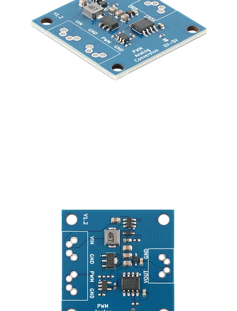 PWM to Voltage Converter Module 0–100% Duty Cycle to 0–5V/0–10V Output