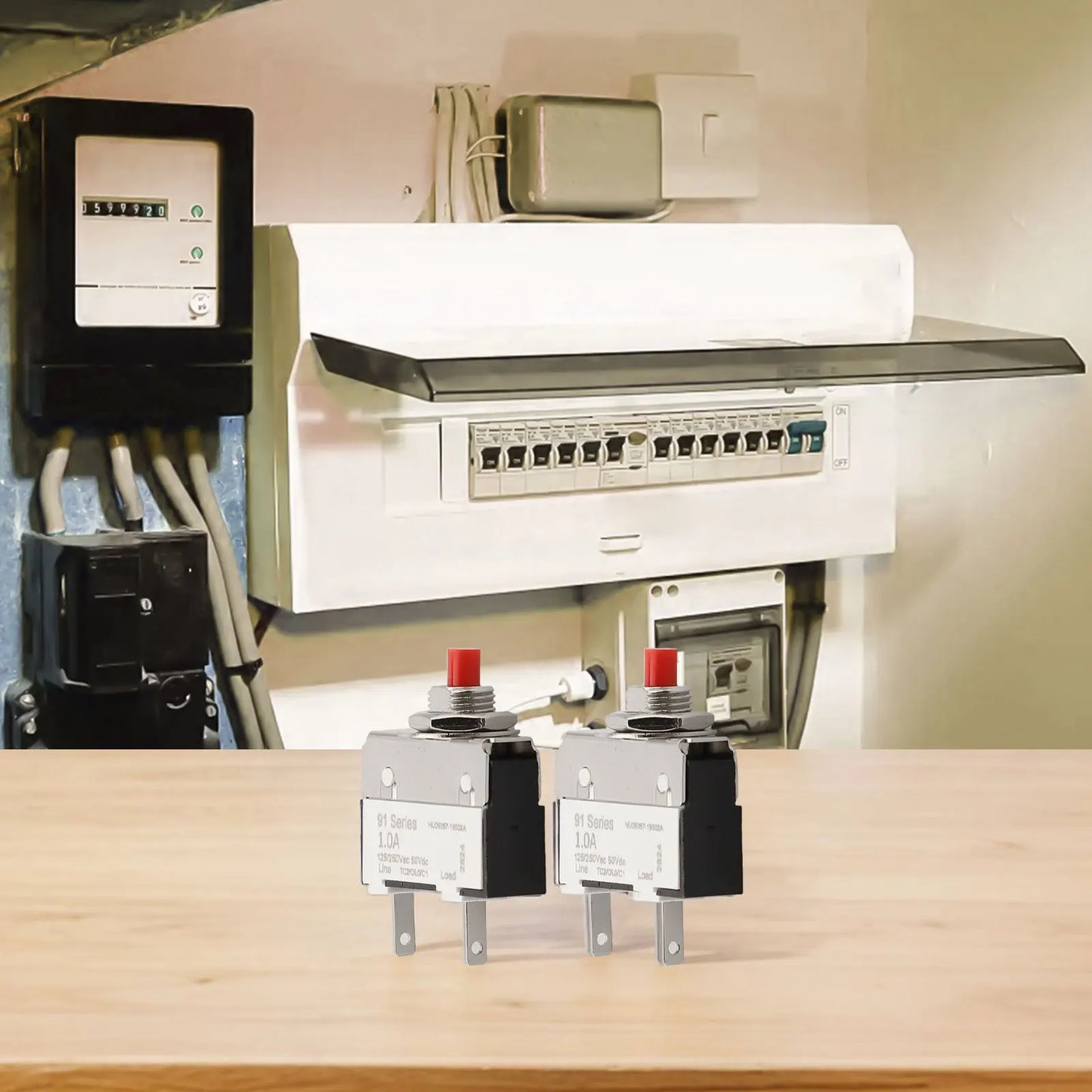 Manual Reset Circuit Breaker Offering Overload Protection Essential Component for Safe Operation of Various Electrical Devices