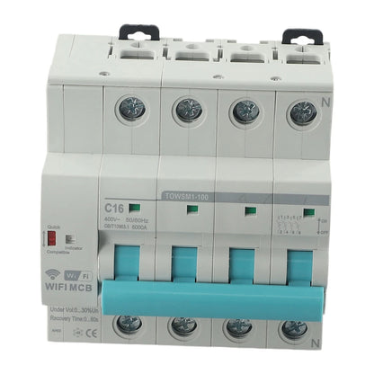 For Tuya Din Rail WIFI Circuit Breaker Timer Remote Control APP Smart Switch MCB Electrical Equipment & Supplies Parts
