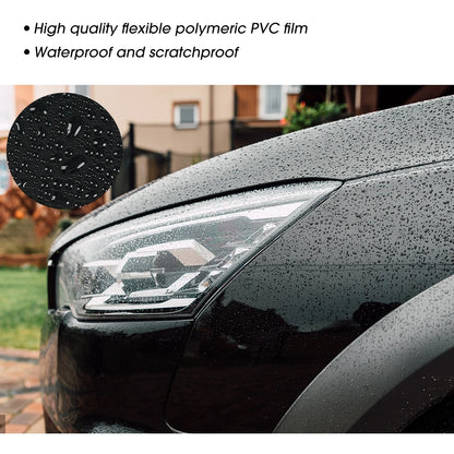 Car Glossy Black Sticker Waterproof Air Release DIY Stickers Car on The Hood Adhesive Vinyl for Auto Motorcycle Body Stickers