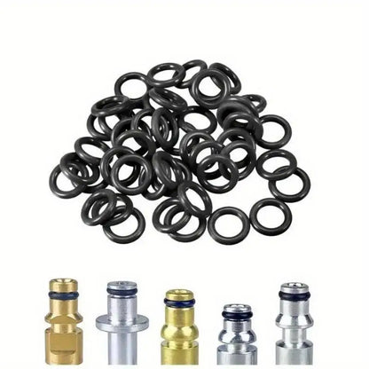 225PCS Black Rubber O-Ring Assortment — 18 Sizes Washer Gasket Sealing Kit for Faucet, Hose &amp; Valve