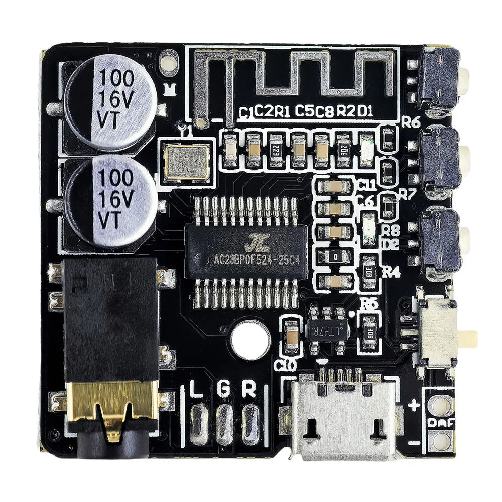 VHM-314 Bluetooth 5.0 Audio Receiver Board 3.7-5V Wireless Stereo MP3 Lossless Decoder XY-BT-Mini
