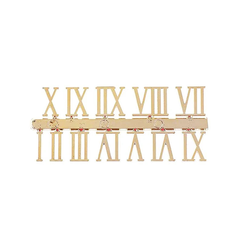 1Set Roman Numerals Handmade Material Restore Digital Repair Tools Clock Numerals Accessories Arabic Number Quartz Clock Parts