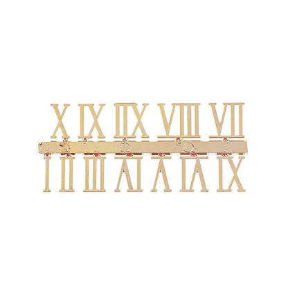 1Set Roman Numerals Handmade Material Restore Digital Repair Tools Clock Numerals Accessories Arabic Number Quartz Clock Parts
