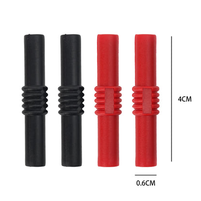 4mm Banana Plug Female to Female Socket Insulated Adapter
