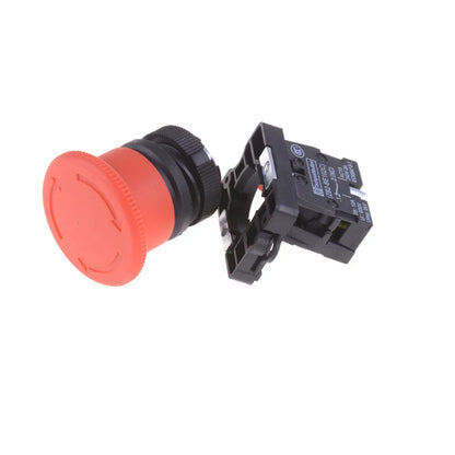 XB2-ES542 22mm NC Emergency Stop Push Button Switch – Red Mushroom Head