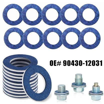 Aluminum Oil Drain Plug Gasket Washer for Toyota Engine — Oil Pan Seal Replacement