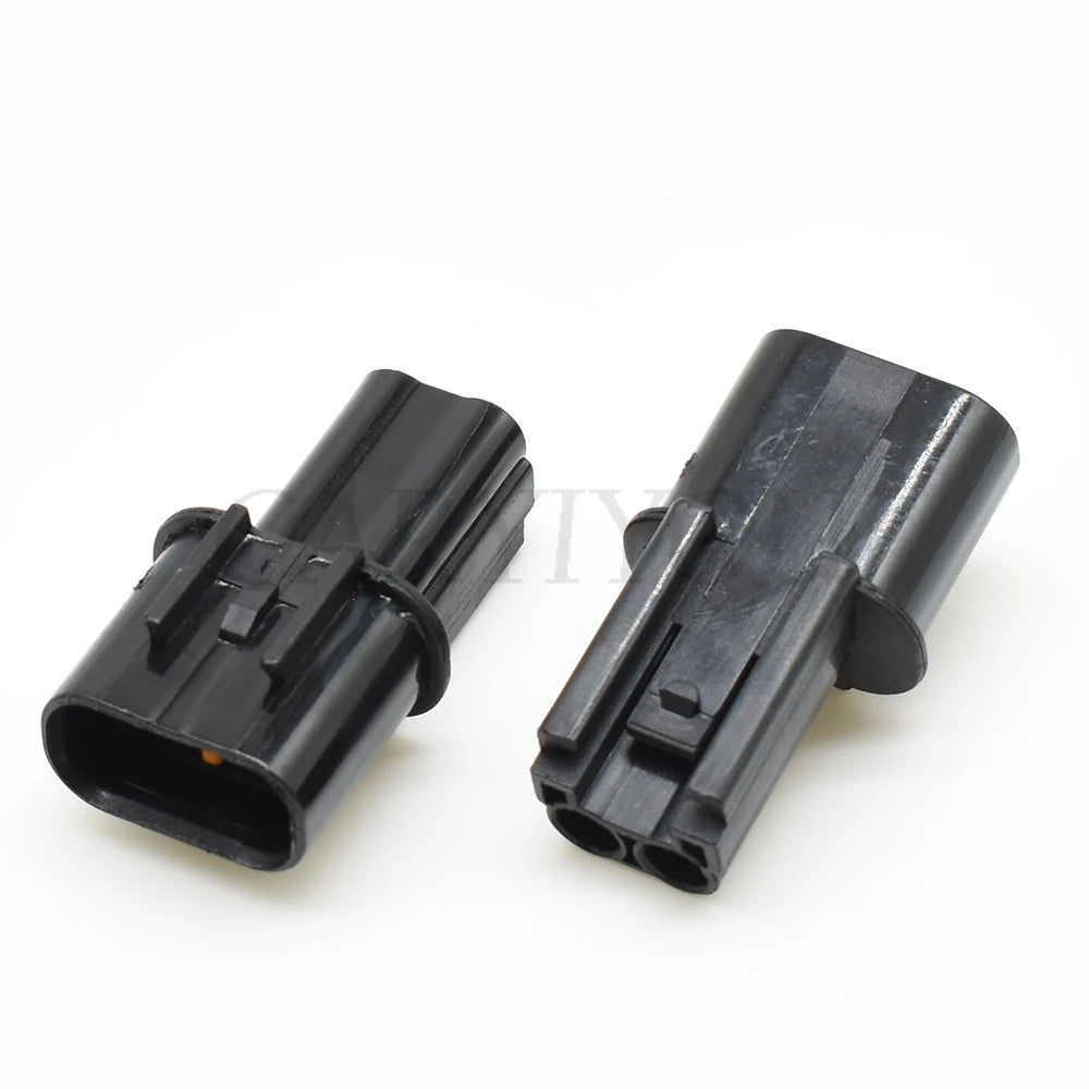 2-Pin Automotive Fog Lamp Connector — Female & Male PB621-02020 / PB625-02027 for Mitsubishi