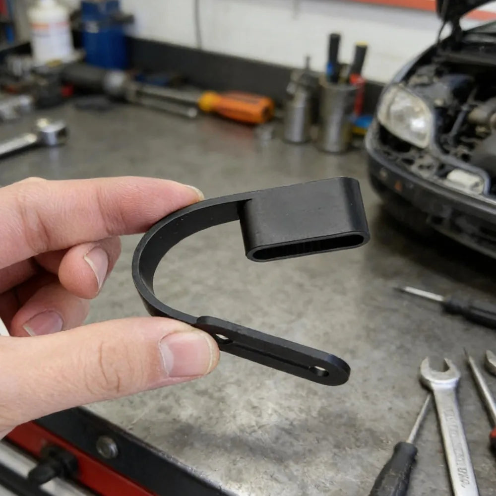 Universal 4-Way Flat Trailer Plug Dust Cap — Rubber Connector Boot with Safety Loop
