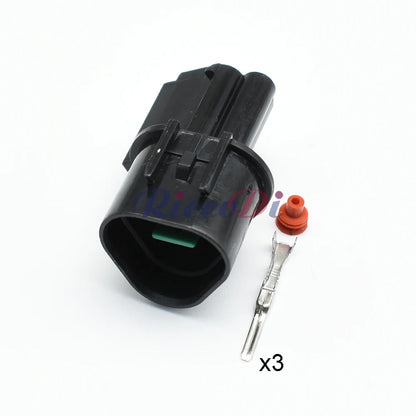 3-Pin 2.2mm Sealed Headlight Socket Connector PB625-03027 PB621-03020 DJ7033A-2.2 for Hyundai Kia