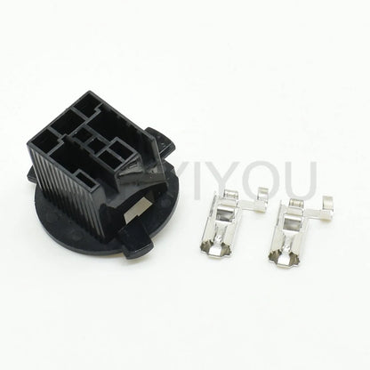 DJ70294-6.3-21 Automotive Low Beam Headlight Lamp Socket Wiring Harness Plug with Terminal