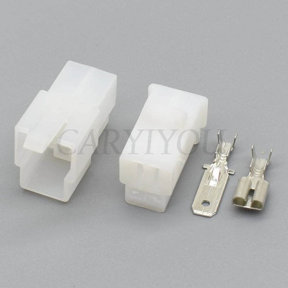 3-Pin 6.3mm Sealed Connector 6110-4533 6120-2033 DJ7031A-6.3 PA66 CDI Battery Charger Automotive