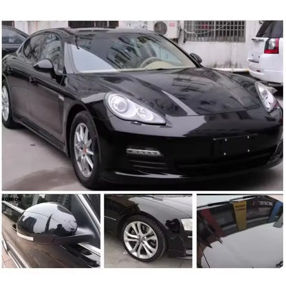Car Glossy Black Sticker Waterproof Air Release DIY Stickers Car on The Hood Adhesive Vinyl for Auto Motorcycle Body Stickers