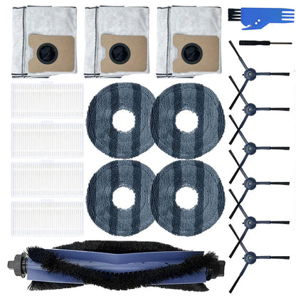 Home Maintenance As Shown Robot Vacuum Components Large Capacity Dust Bags For Disposal Replacement Brush Kit Sturdy Dust Bags