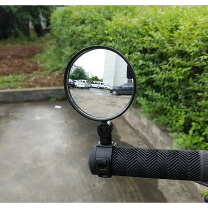 2/1pcs Bicycle Rearview Mirror Adjustable Rotate Auxiliary Handlebar Mount Wide-Angle Convex Cycling Rear View Mirrors Accesso