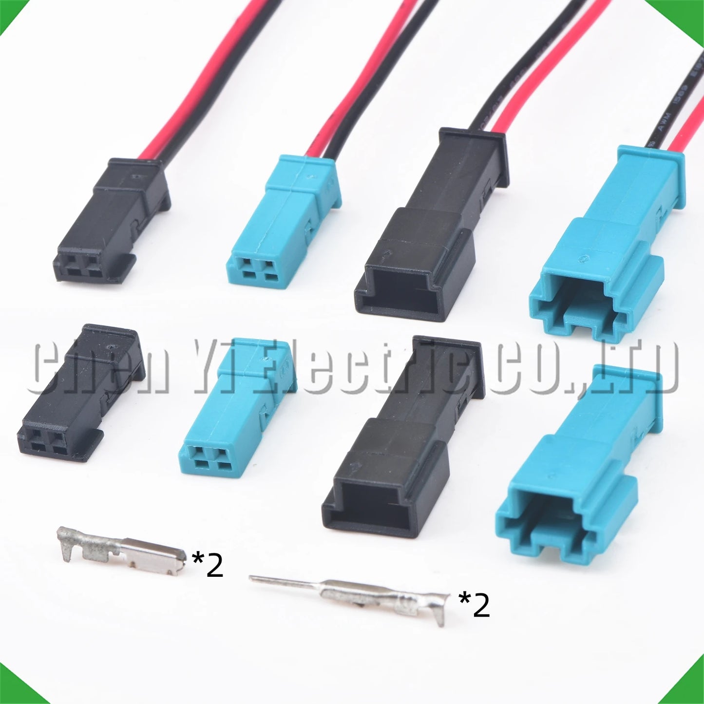 2 Pin Tweeter Speaker Connector 9-1452577-1 9-968554-1 1-1718333-1 Automotive Audio