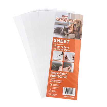 PVC Sofa Clear Waterproof Tape Furniture Guard Transparent Self-Adhesive Cats From Scratching Furniture Protectors Tape