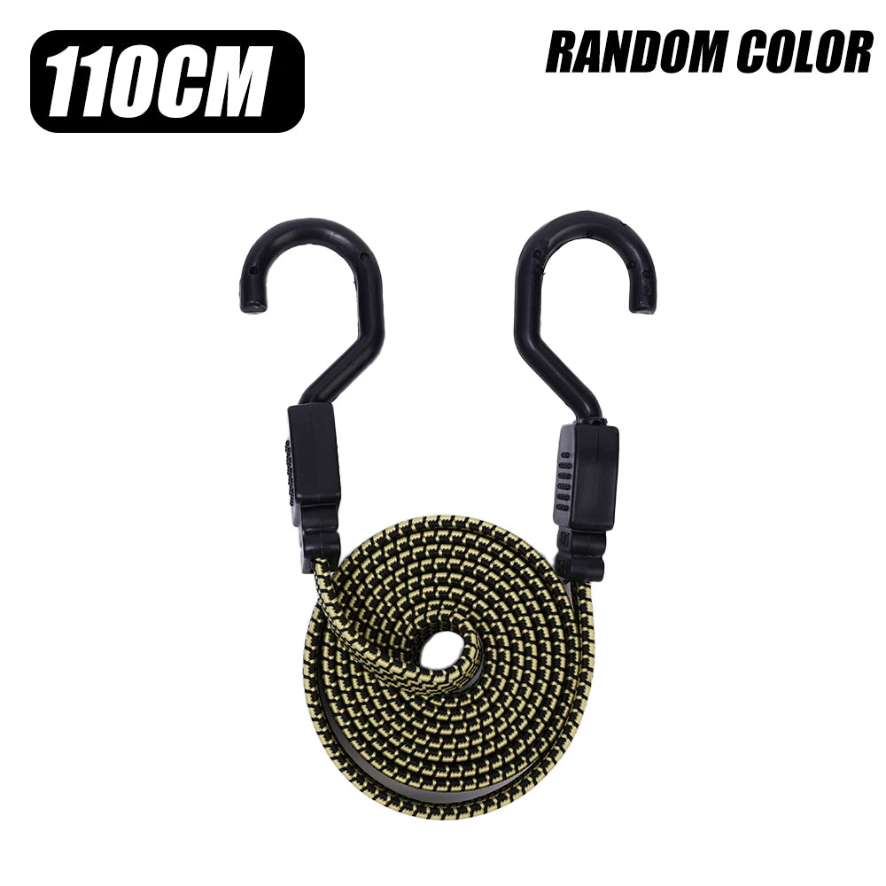 Motorcycle Bungee Cord Luggage Strap with Steel Hooks Cargo Tie Down