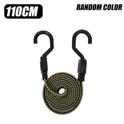 Motorcycle Bungee Cord Luggage Strap with Steel Hooks Cargo Tie Down