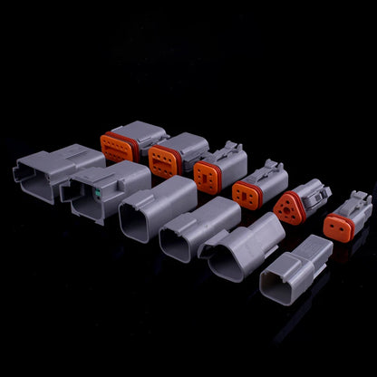 Deutsch DT Waterproof Connector with 15cm Wire DT06-2S DT04-2P 2/3/4/6/8/12 Pin 16-22AWG