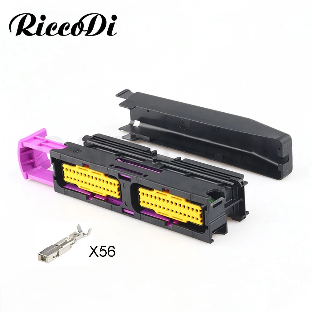 FCI 56 Pin ECU Connector 211PC562S8009 211PC562S0008 DJ7562-1.5-21 PA66 with Shell and Pins