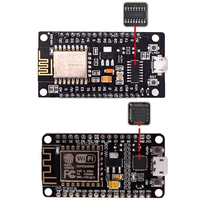 NodeMCU V2/V3 ESP8266 ESP-12E WiFi Development Board with CH340/CP2102/CH9102X