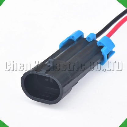 2 Pin Waterproof ABS Sensor Connector 12052643 12052641 12162343 18AWG 15cm for Chevrolet