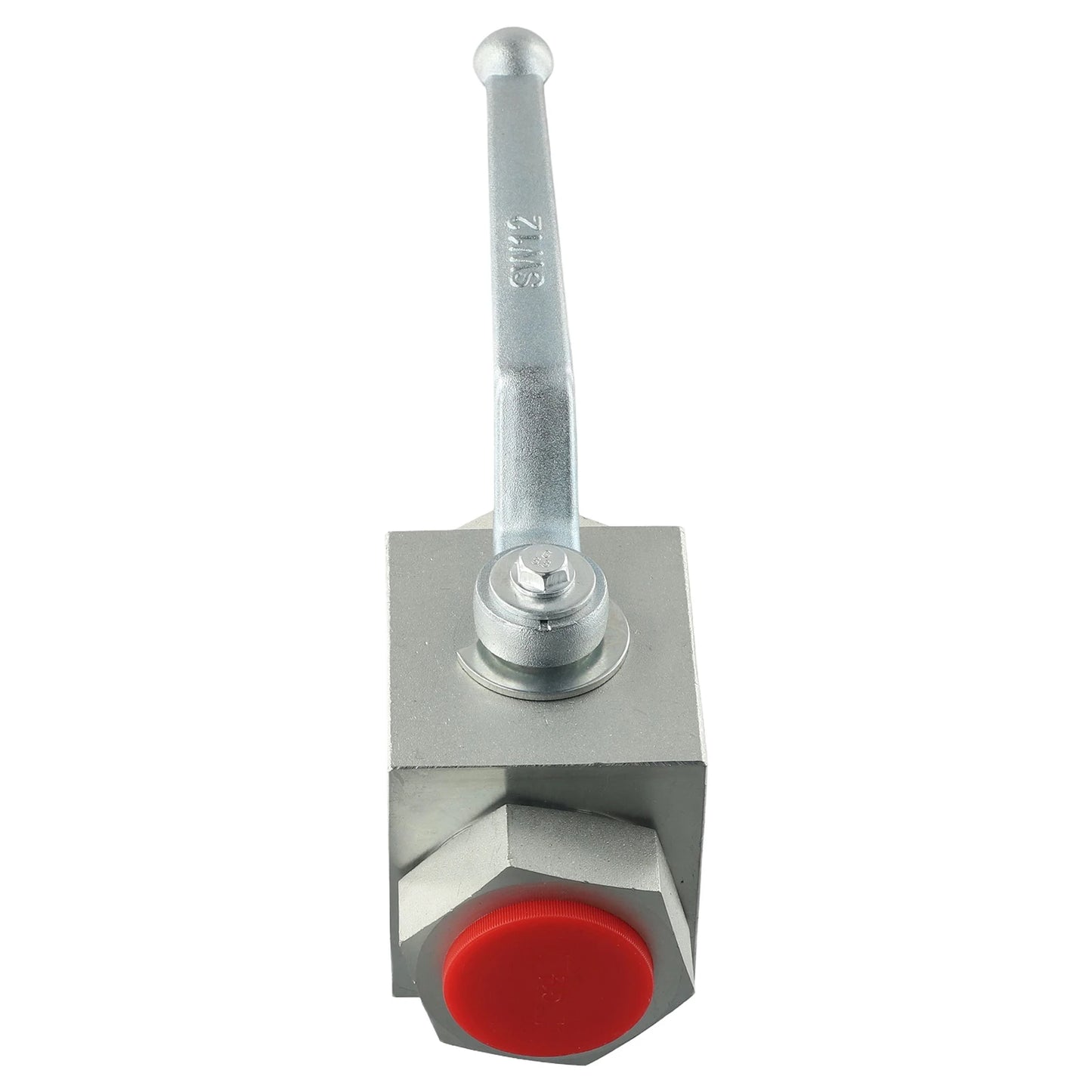 1pcs Carbon Steel Hydraulic Ball Valve Two Way Globe Valve High-pressure Hydraulic Valve G1"  For Flow Adjustment