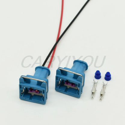 DJ7024YD-3.5-21 2-Pin 3.5mm Waterproof Automotive Connector Plug with Terminals