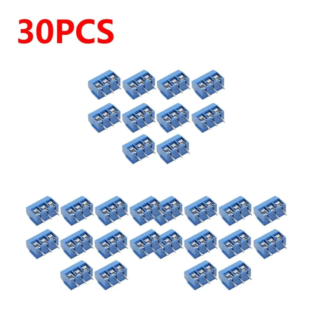 PCB Mount Screw Terminal Block Connector KF301 2P-4P 5.0 / 5.08mm Straight Pin