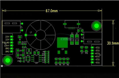 Universal LED LCD TV Backlight Driver Board – Constant Current Boost Module 10.8-24V to 15-80V